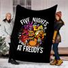 Freddy Theme Printed Blanket Perfect For Couch Bed Travel Outdoor Use Machine Washable Cozy Durable