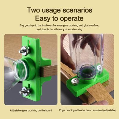 Woodworking Edge Banding Glue Applicator Adjustable Multifunctional Installation Fixture Edge Sealing Tool