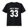 POLK HIGH Vintage Look T Shirt Married With Children Bundy Style Vintage Washed Comfortable Streetwear Slightly Stretched