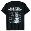 Funny Anatomy Siberian Husky Dog Lover Classic T Shirts Summer Graphic Cotton Streetwear Birthday Gifts Tshirt Mens Clothing