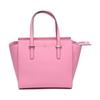 With Shoulder Strap Leather Handbag Leather Pink Women Used