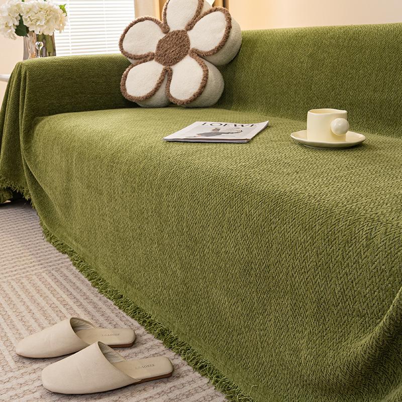 Chenille Sofa Cover Cloth Four Seasons General Fabrics Seat Cover Cover Full Covered Universal Sofa Towel Blanket