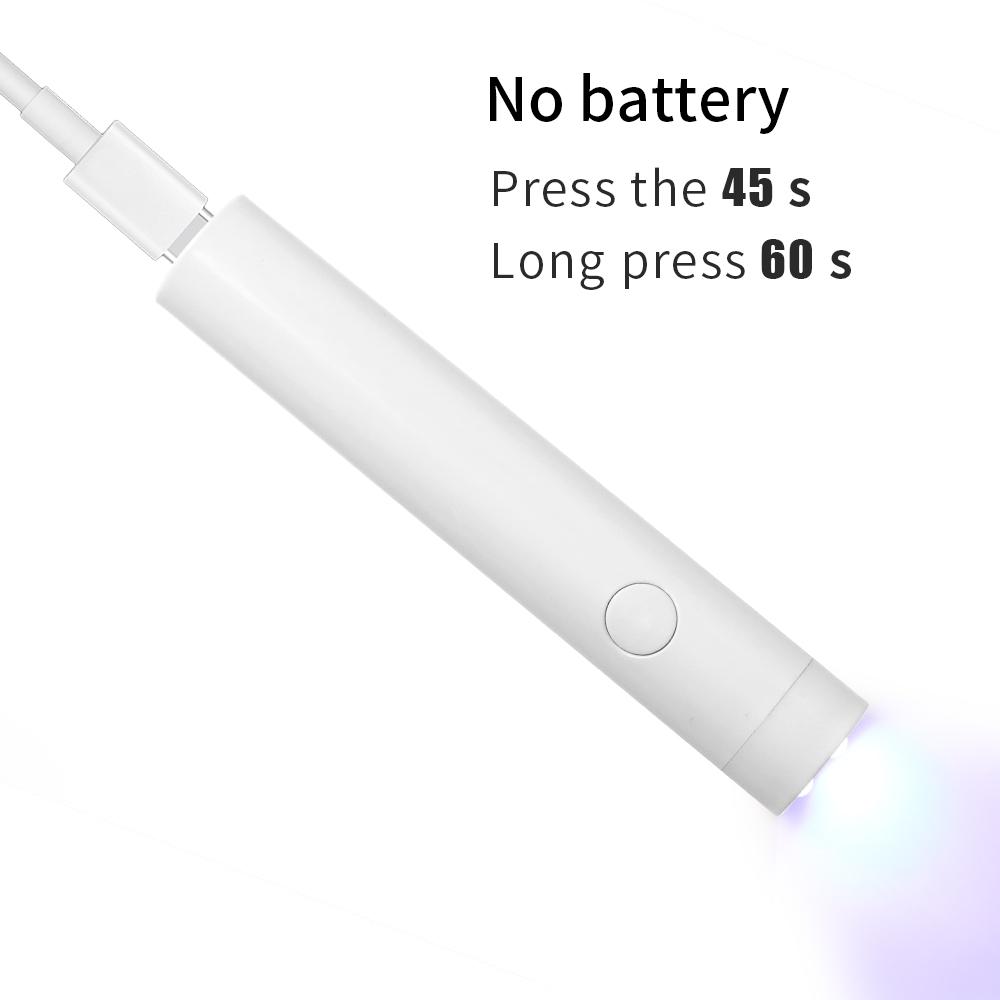 Vysoušeč nehtů ve stylu pera UV světlo na gelové nehty UV LED lampa na manikúru Lampa na sušení gel laku na nehty Nástroje