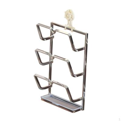 3 Tier Pot Lid Rack Cookware Holder Suction Organizer, Cutting Board Storage for Rvs