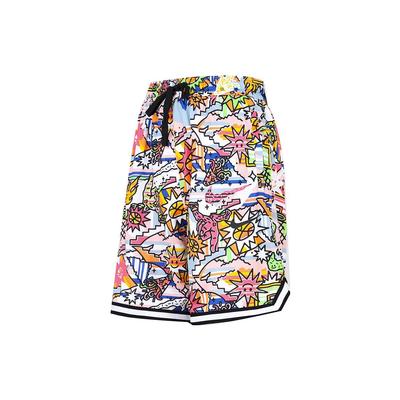 Allover-Druck Cartoon Sonnenblumenmuster Atmungsaktive Sport-Freizeitshorts Herren Unterteile Floral DV3449-010