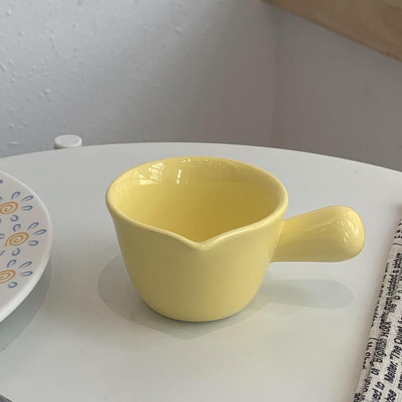 Bunte Sternenlicht Keramik Dipschalen mit Griff (4er-Set)