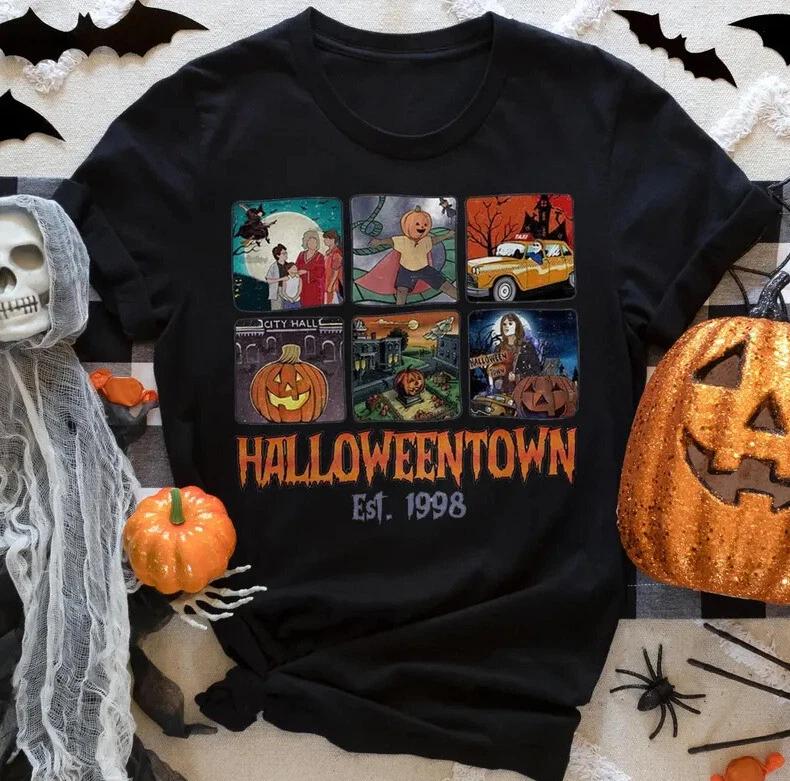 

Halloweentown Est 1998 TTshirt, Retro Halloween Town University Tshirt M