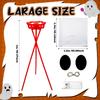 Halloween Candy Bowl Stand Ghost Trick or Treat Candy Holder with LED Light Festive Halloween Decorations for Indoor Outdoor