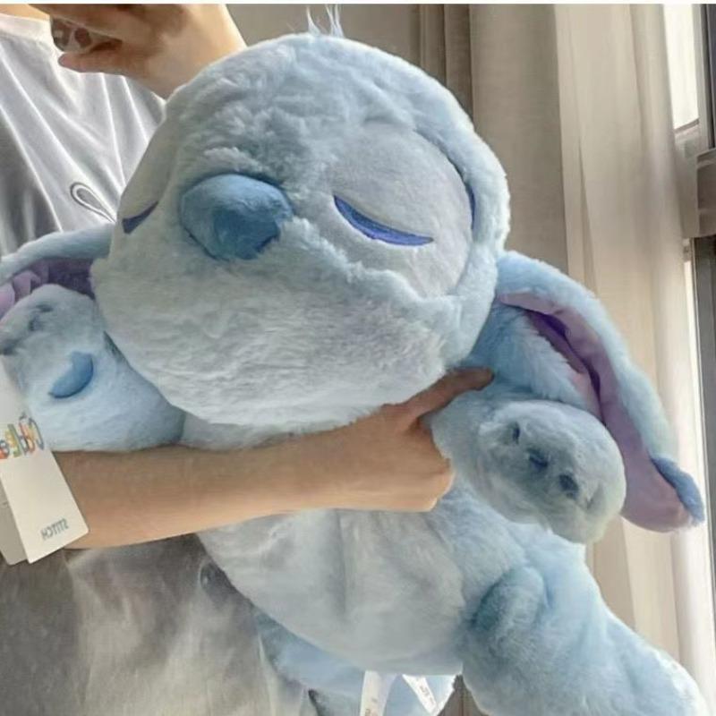 

Disney Kawaii Stitch Plush Toy Doll Catoon Cute Anime Soft Sofa Nap Sleep Cushion Pillow Room Decor Peluches Birthday Gift 40cm