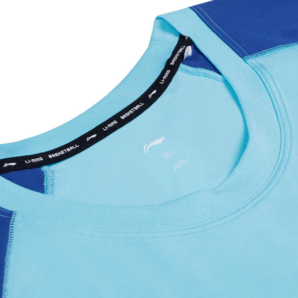 Li Ning T Shirt Unisex Light Blue ATSV933-1