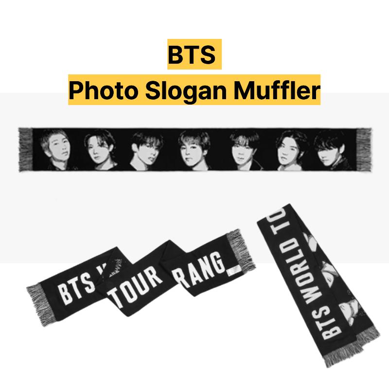 [Limited Edition ]BTS Photo Slogan Muffler