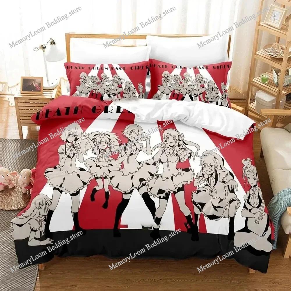 3D Printed Anime Zombie Land Saga Bedding Set Boys Girls Twin Queen Size Duvet Cover Pillowcase Bed Kids Adult Home Textile