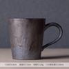 Ceramic Coffee Cup Japanese Style Cup and Saucer Set Creative Gilt Retro Mug Tea Cup Small Tray Household Water Cup with Saucer