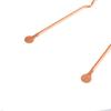 1Pc Simple Copper Tongue Scraper Cleaner Fresh Breath Dental Cleaning Health Oral Care Hygiene Tools