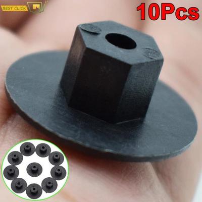 10 pz 4mm Dado di Fissaggio In Plastica Per Mercedes Benz Parafango Mud Flap Splash Guard Passaruota Paraurti Pannello Fermo Clip rivetto