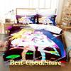 Panty and Stocking Bedding Set Single Twin Full Queen King Size Bed Set Adult Kid Bedroom Duvetcover Sets 3D Anime Bed Sheet Set