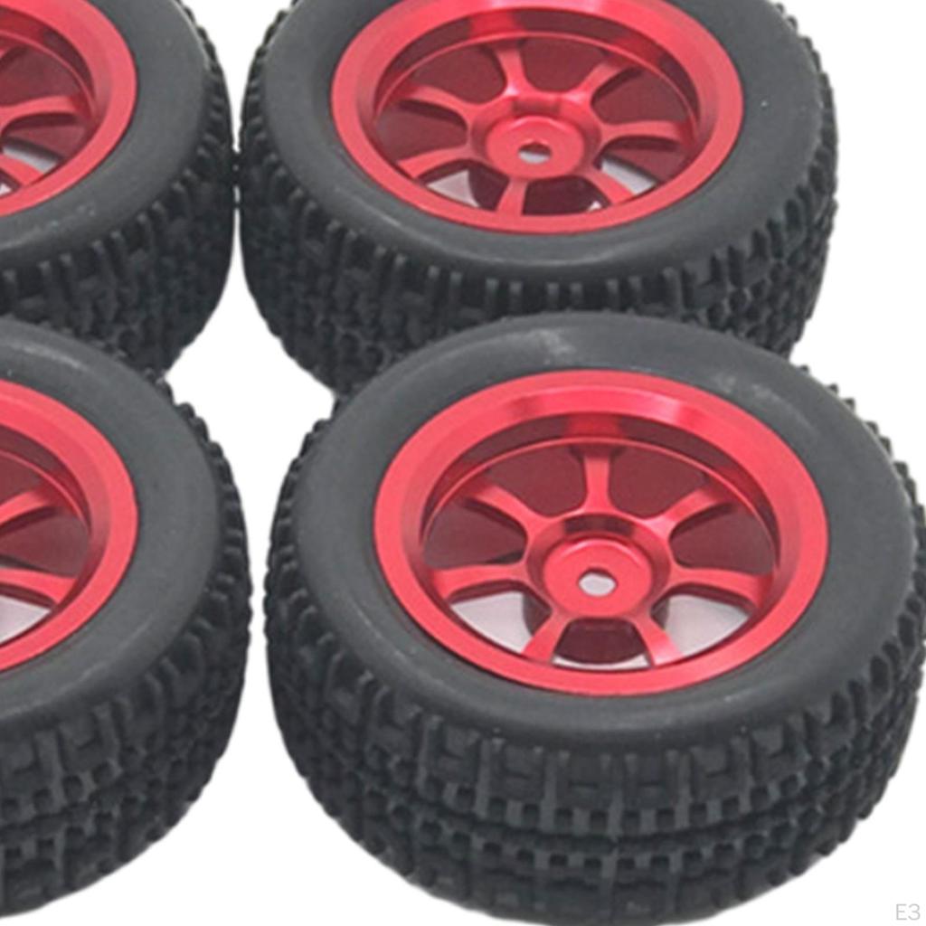 Of Rubber Tires & Wheels Rims 12mm A949 A959 for WPL C14 C24 D90 D91 Model Buggy DIY