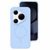 Protective Magnetic Liquid Silicone Phone Case for Huawei Pura 70 Pro-Blue