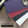 For Huawei Mate XT and XTs Ultimate Plain Leather Case Double Axis Hinge Protection Magnetic Protection Cover