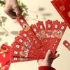12pcs/box Cartoon Lottery Red Envelopes Zodiac Snake Fortune Hongbao  Spring Festival