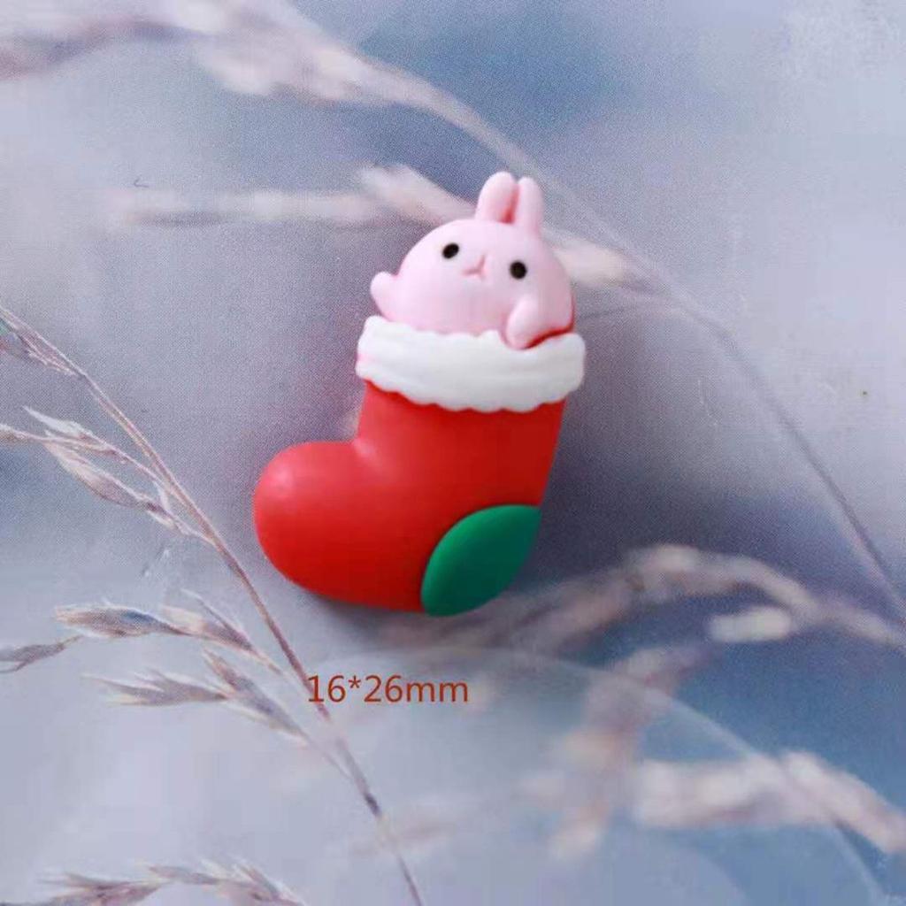Phone Decoration Cute Scrapbooking Craft Glue Flat Back Cabochon Christmas Decor Embellishment