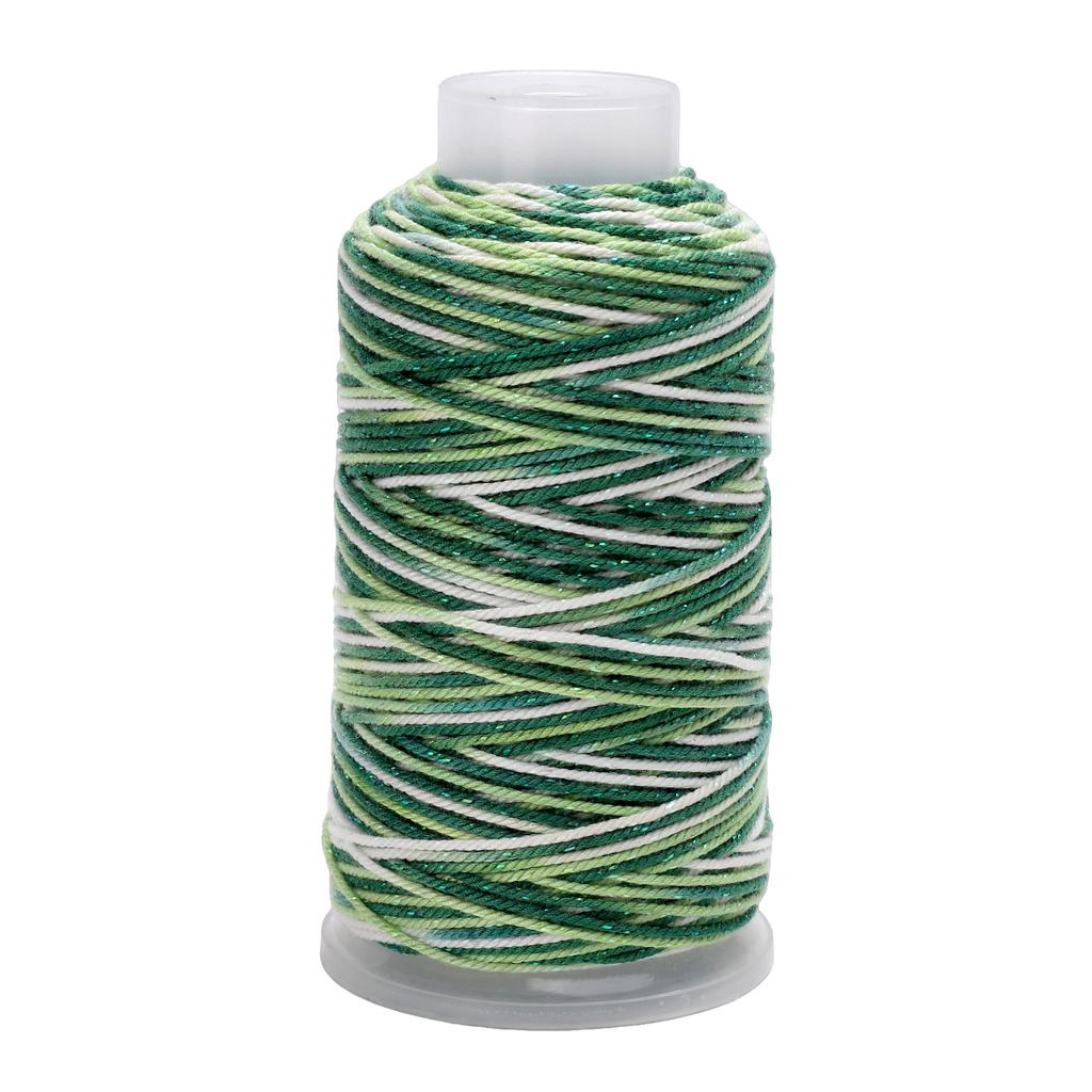 80Meter Polyester Cotton Thread Starry Sky Segment Dyeing Cord Sewing String DIY Handmade Accessories