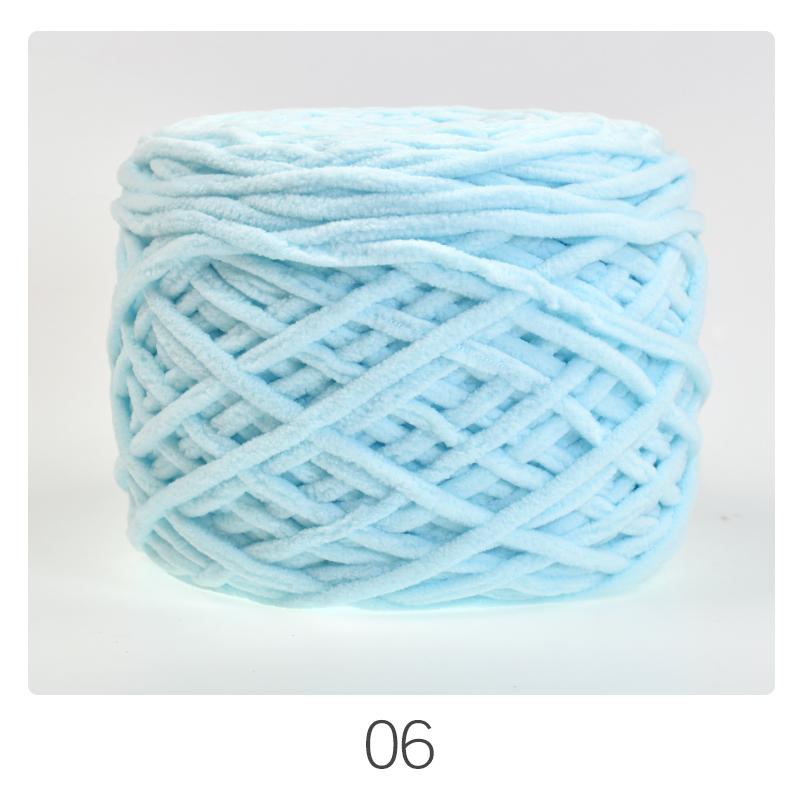 Chunky Ice Silk Yarn for Hand-Knitting: Ideal for Sweaters, Scarves, Bags, Crochet Dolls, and Hooked Shoes
