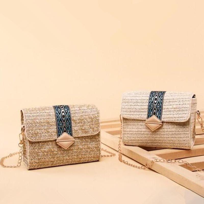 Borse a tracolla in paglia retrò per ragazze Borsa a ribalta Summer Beach  Catene Tracolla Borse messenger Borse Beige Kaki acquista in modo economico  — spedizione gratuita, recensioni reali con foto — Joom