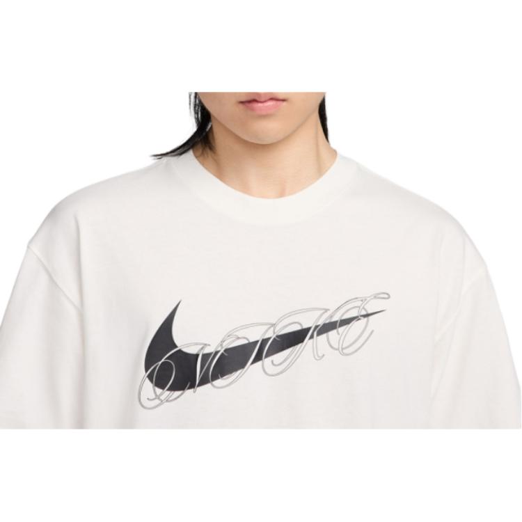 Nike Max90 T Shirts Men's White Crew Neck Moderate Straight Fit FV8399-133