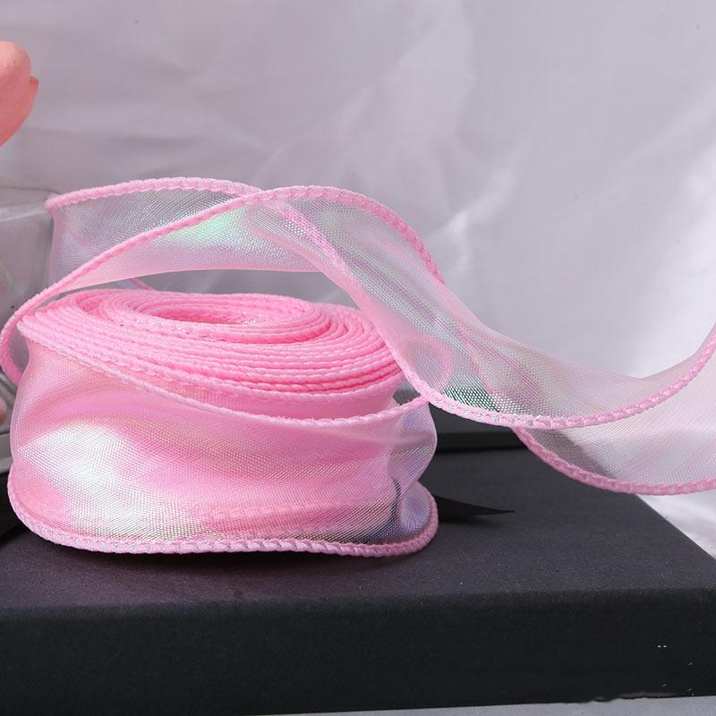 

9M 4CM Рыбий хвост пряжа лента для DIY бант украшение для волос букет подарочный упаковочный материал волнистые шелковые ленты декор для вечеринки