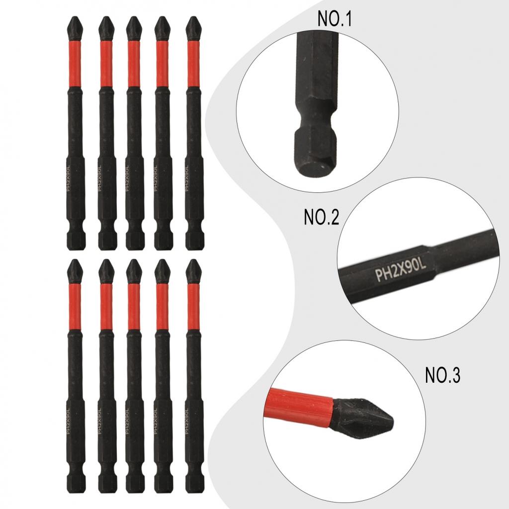 Anti Slip Magnetic Screwdriver Bit Set Diameter About Mm