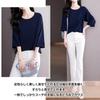 Bolan Verl Lightweight Sleeve Pullover Loose Solid Wine Size 3XL Women's 3/4 Blouse, Simple, Lightweight, Fit, White, Color, High-Quality Look,
