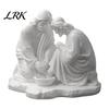Small Desktop Religious Figurines 3D Printed Foot Washing Figurine Ornament, Statue, Premium Interior Ornaments Spiritual Table Decoration for