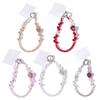 Short Bling Strawberry Phone Chain Anti-lost Pearl Mobile Phone Lanyard  Christmas Gifts