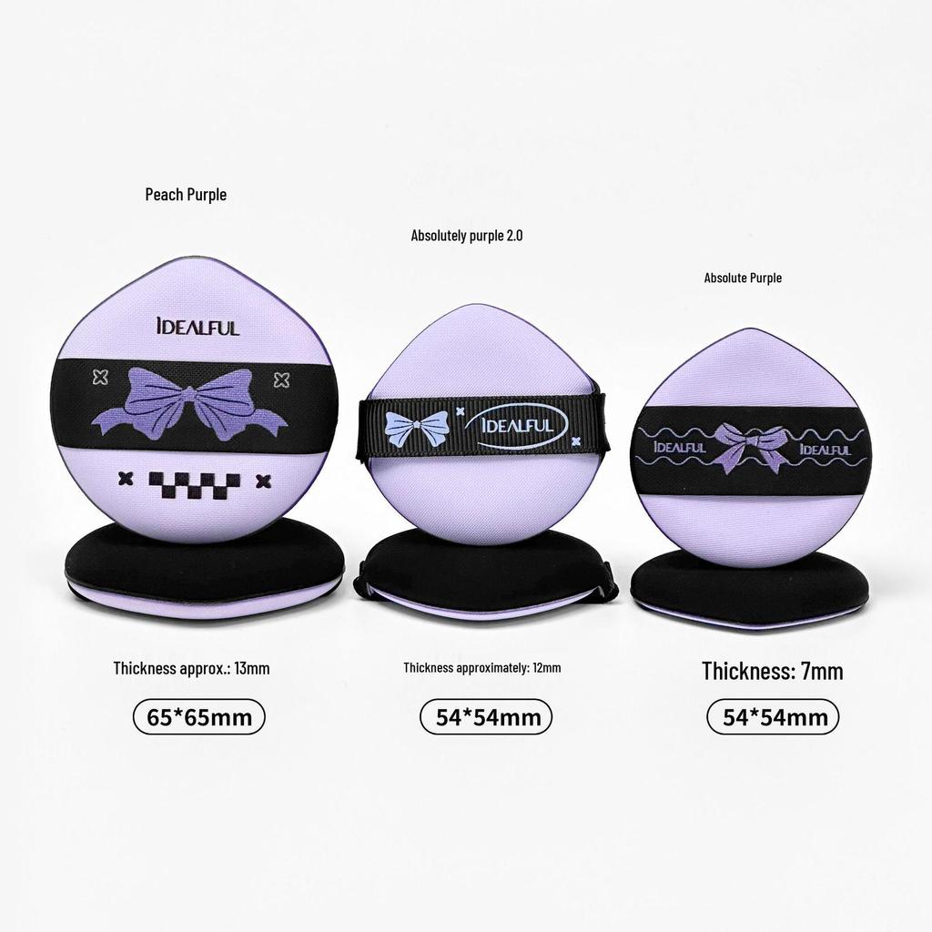 Absolutely Amazing Purple Rubycell Puff - Super Soft, Easy-to-Use Black Makeup Tool