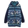 British Mist 90s Old Jacket M Blue Green Reversible Men's Used