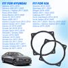 2pcs Car 6.5 " Sub Woofer Audio Speaker Mount 6.5" Horn Bracket Washer Pad Adapter For Hyundai Sonata 8 9th Generation