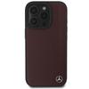 Mercedes Mehmp16L23Rbgvr Iphone 16 Pro 6.3 Czerwony/Red Hardcase Mb Wood Imitation Leather Magsafe