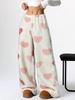 2025 Leopard Print Wide-Leg Casual Long Pants for Women - European & American Trend