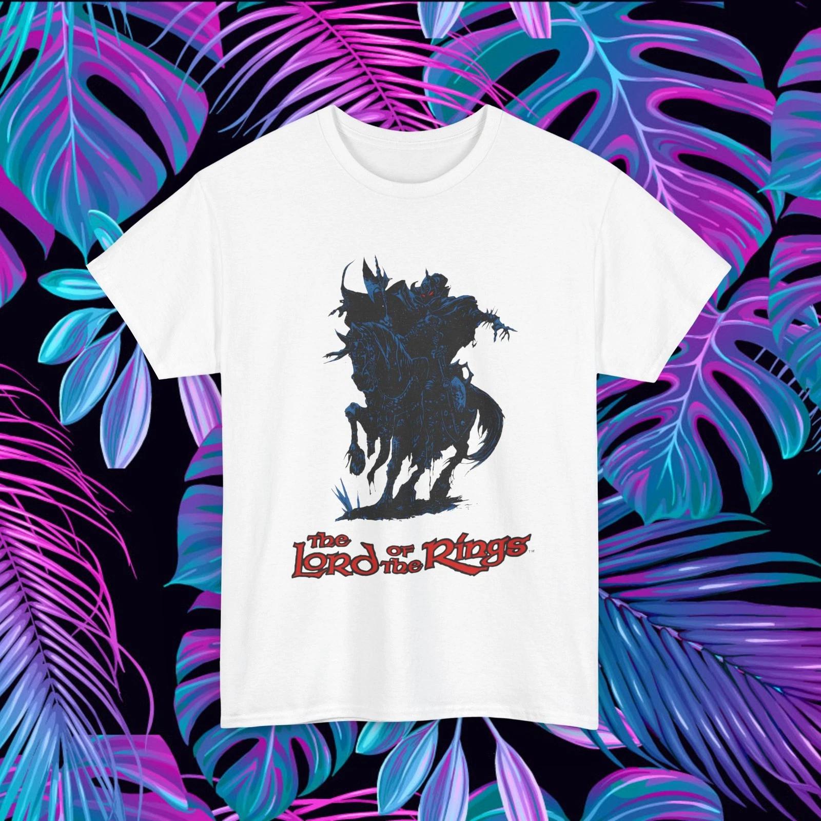 Nazgul Rider Lord of the Rings Graphic Tee Dark Fantasy Ringwraith Shirt XL