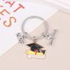 2026 Graduation Gown Cap KeyChain Ring Student Women Jewelry Personalized Accessories Fashion Pendant Gifts Forever