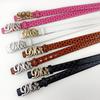 American Retro Rhinestone Buckle Belt - Sweet, Stylish Waist Cincher for Skirts & Pants