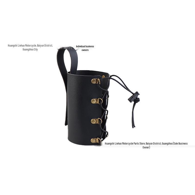 Mountain & Commute Bike PU Leather Insulated Water Bottle Holder