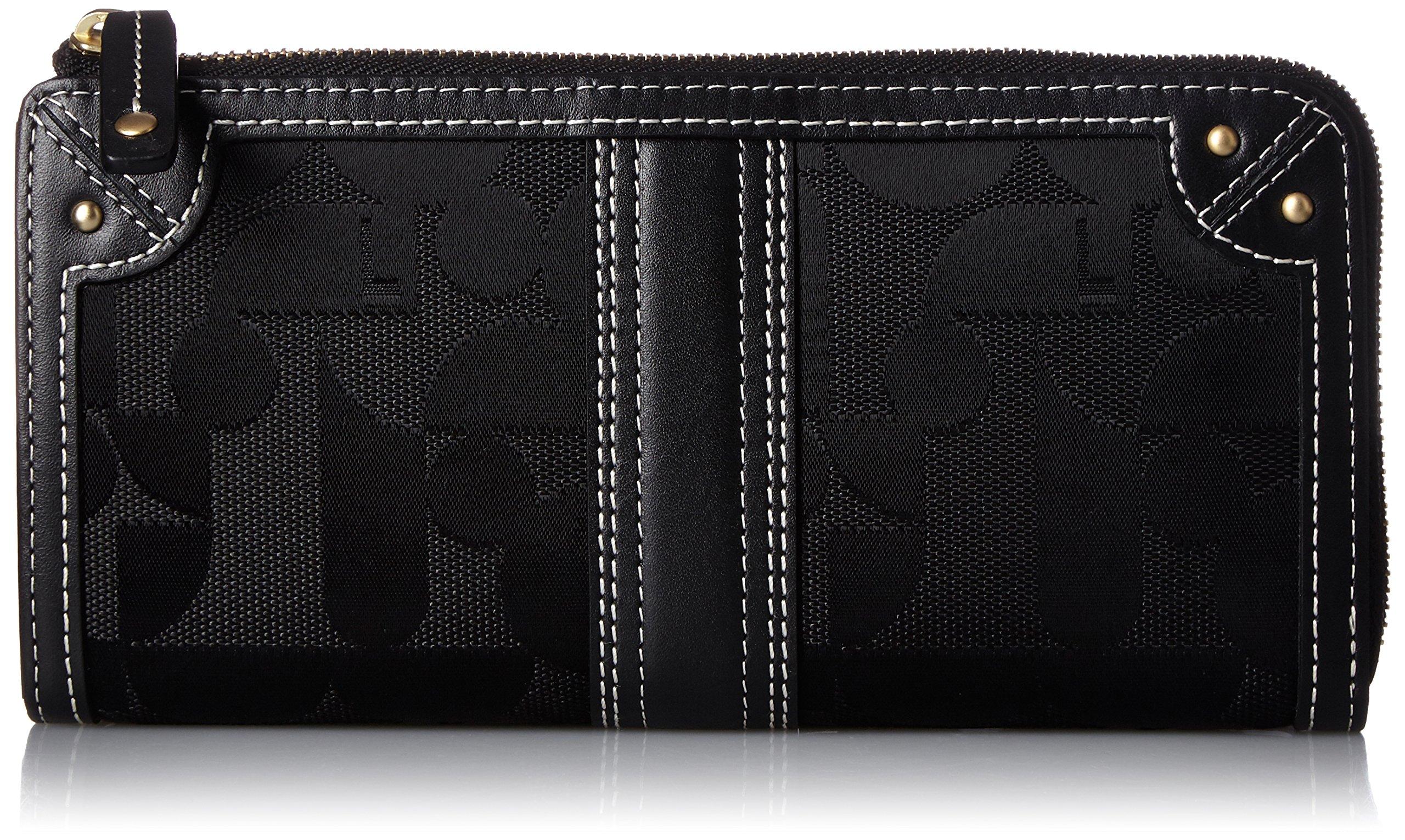 Кошелек Elle Sheryl 2, Внешний длинный кошелек на молнии L-Zip, Черный, 5435609
