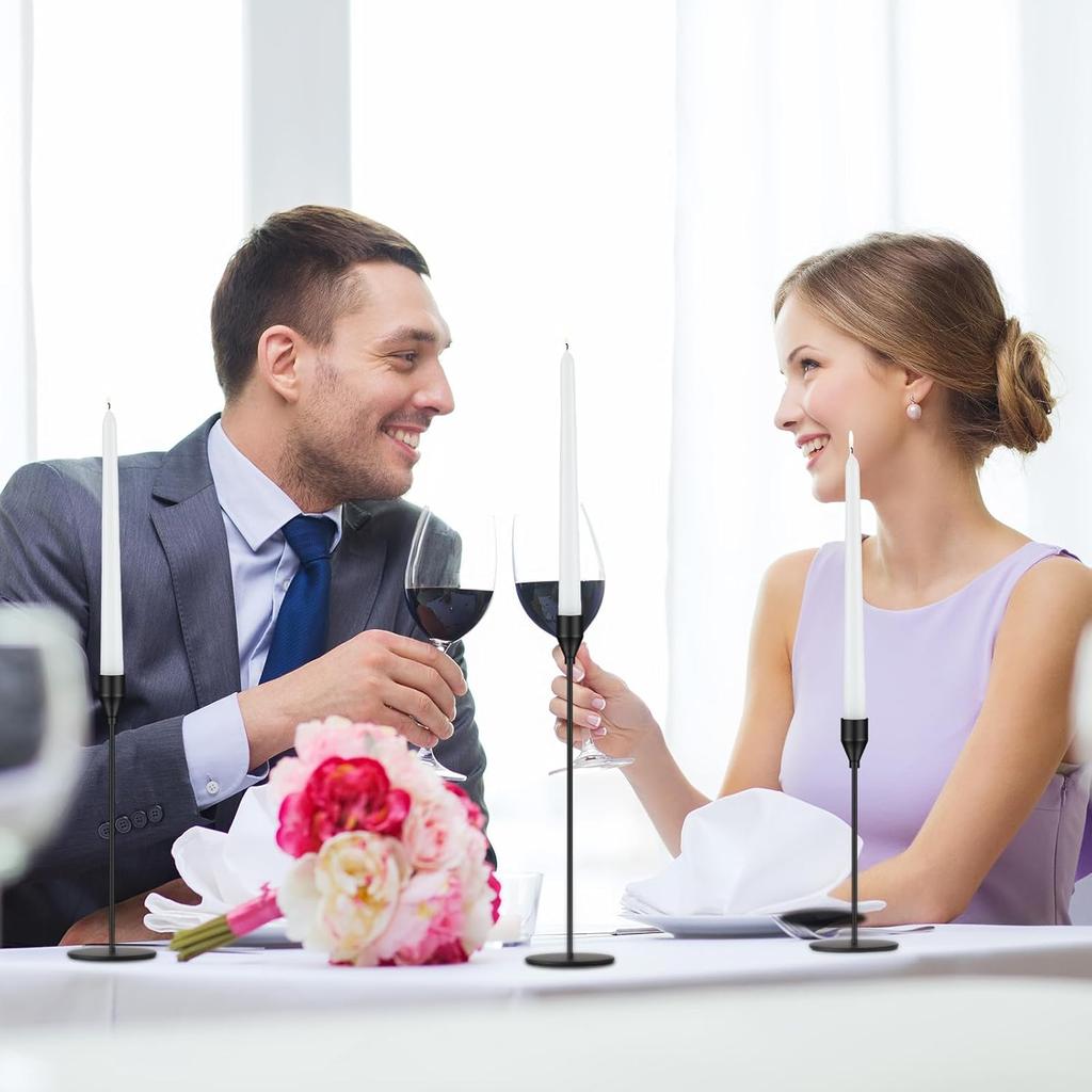 3Pcs/Set European Style Metal Candle Holders Candlestick Fashion Wedding Table Candle Stand Exquisite Candlestick Christmas Gift