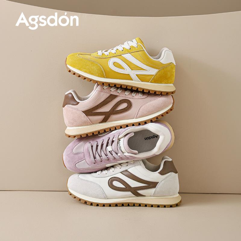 Augustine Pink Ballet Training Shoes Women's 2025 New Autumn Flat Baseplate Shoes Sports and Leisure Forrest Gump Shoes