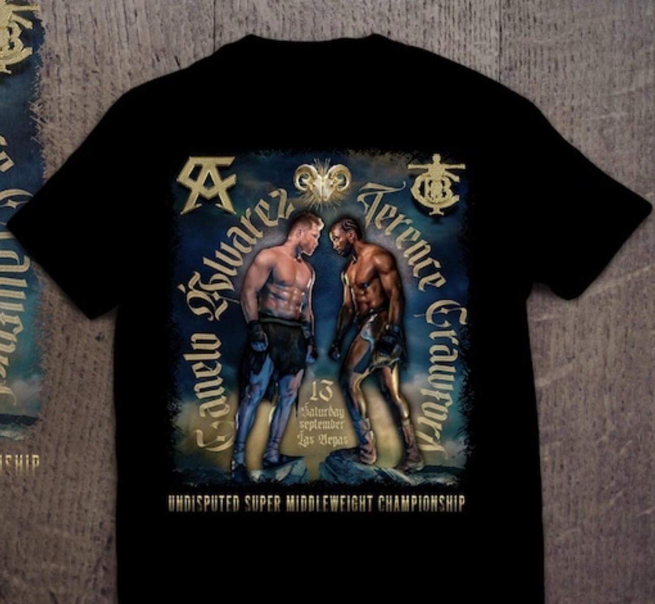Canelo Alvarez Vs Terrance Crawford Boxing T Shirt New S-5XL Tee 2026 S