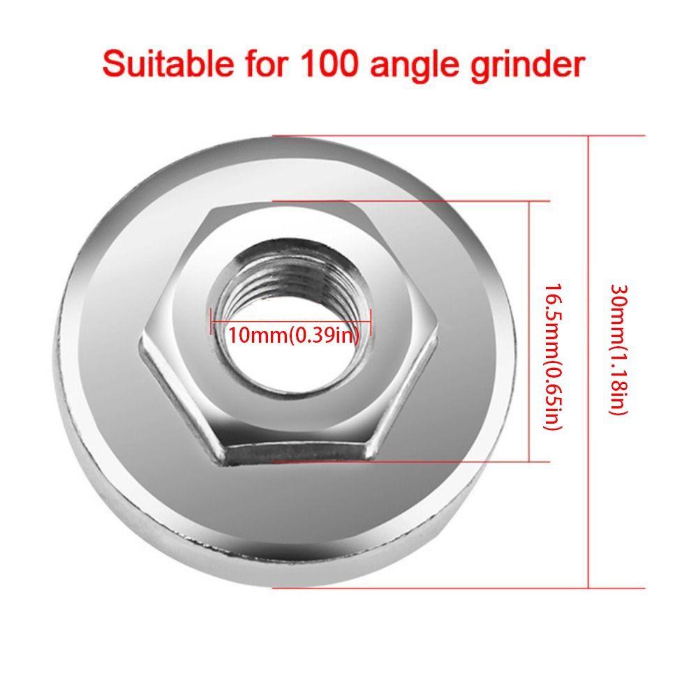 Quick Change Angle Grinder Pressure Plate Sturdy Hexagon Nut Pressure Plate  Angle Grinder