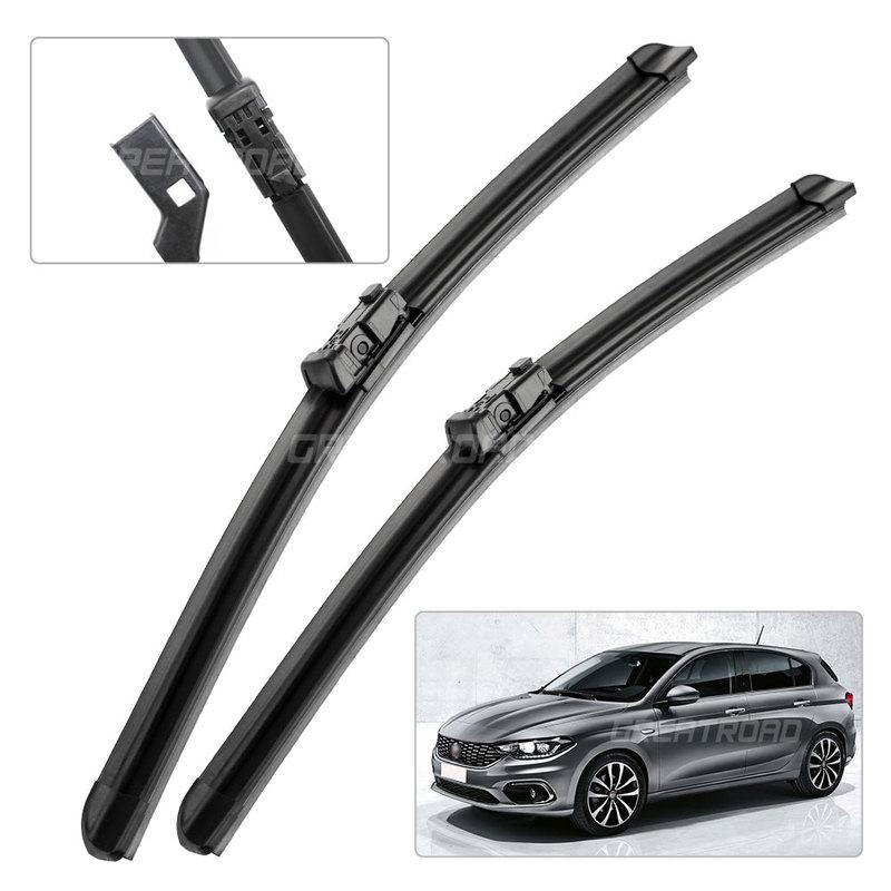 For Fiat Tipo 356 2015- 2016 2017 2018 Wiper Front Wiper Blades Windshield Windscreen Window Brush 26"+16"