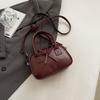 New messenger small bag women's high-end sense niche fashion handbag cute bow mini handbag